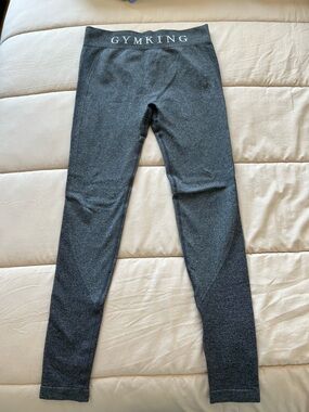GymKing High-Waist Charcoal Grey Leggings